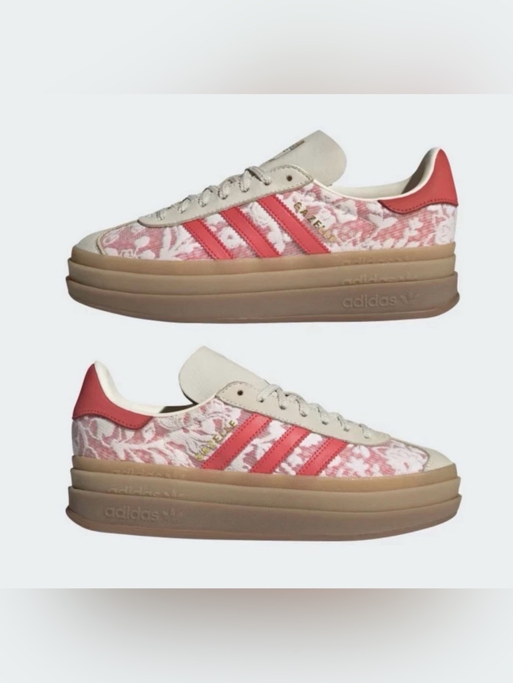 Adidas Gazelle Bold sneakers x Liberty of London Kazusa Pattern Sz 11